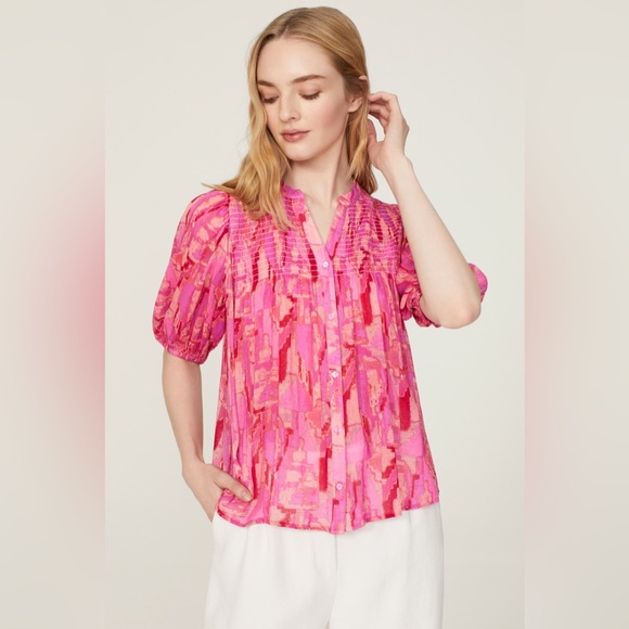 ba&sh Teodor Blouse in the color Rose - Picture 2 of 8